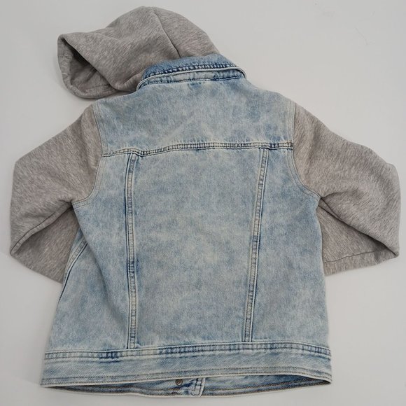 AEROPOSTALE WOMENS   XS JEAN HOODIE JACKET - Picture 5 of 15